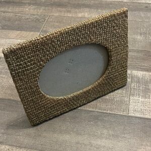 Woven Brown Photo Frame